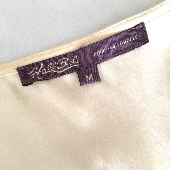 Hale Bob Silk Top with Stud Accents & Tie String - Picture 6 of 6